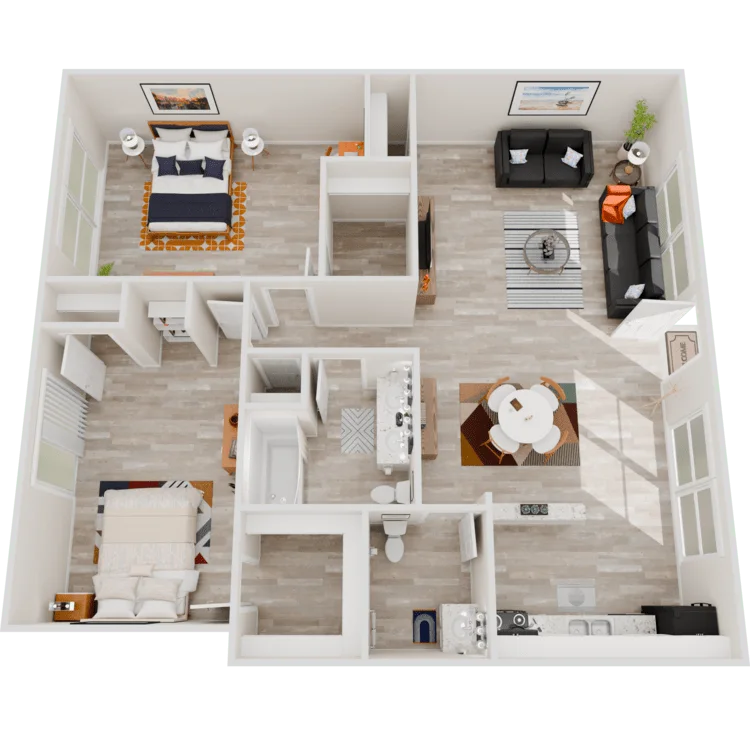 B4 TH floor plan