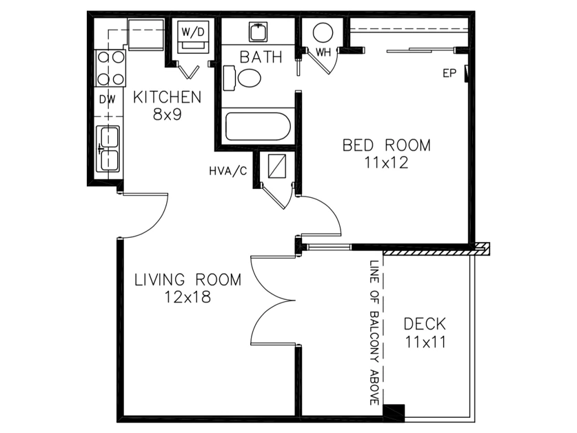 A1 floor plan