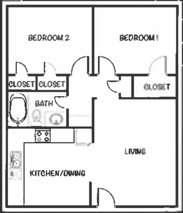 B1a floor plan