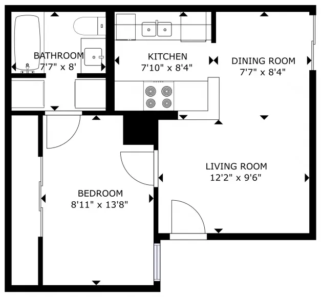 A1 floor plan