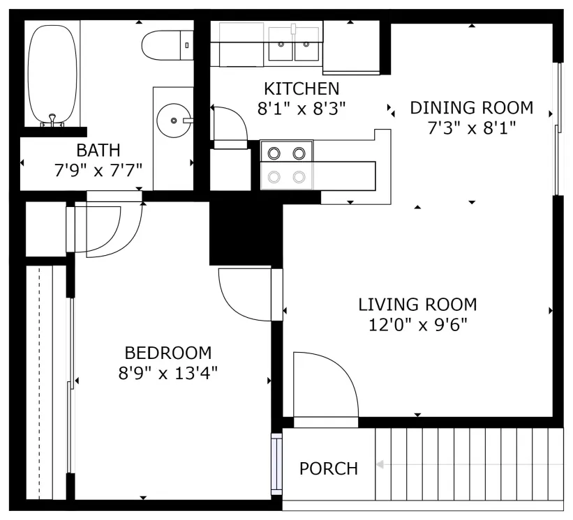 A2 floor plan