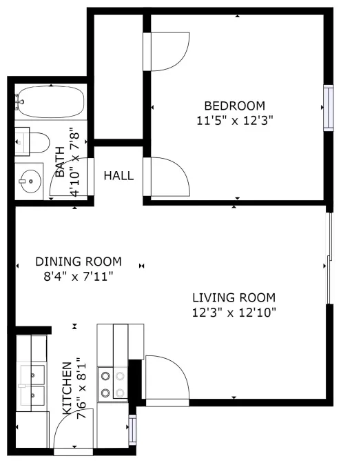 A4 floor plan