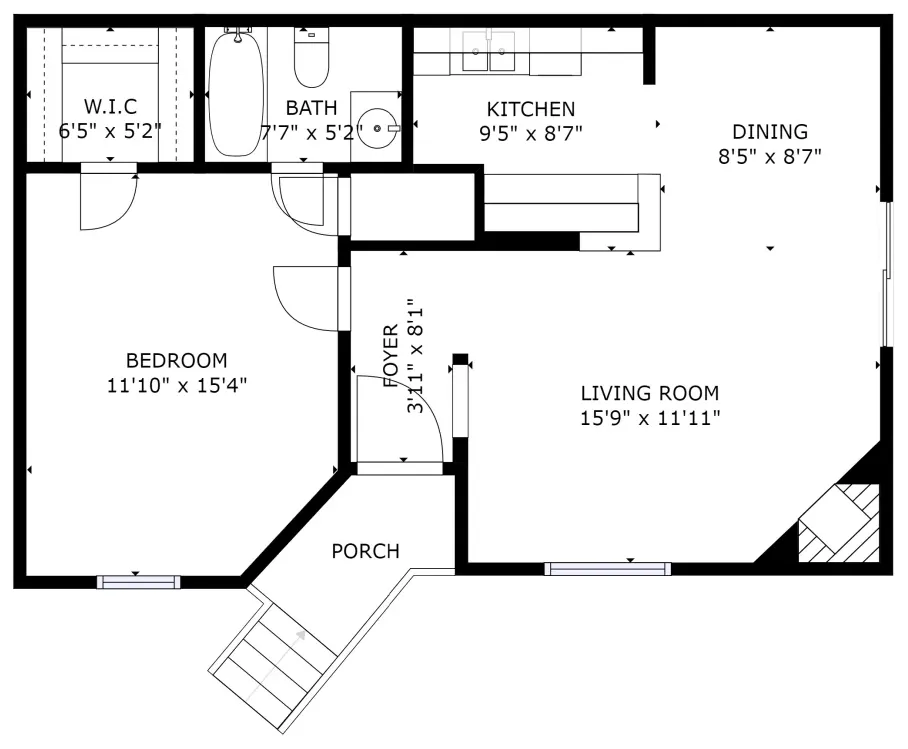 A6 floor plan