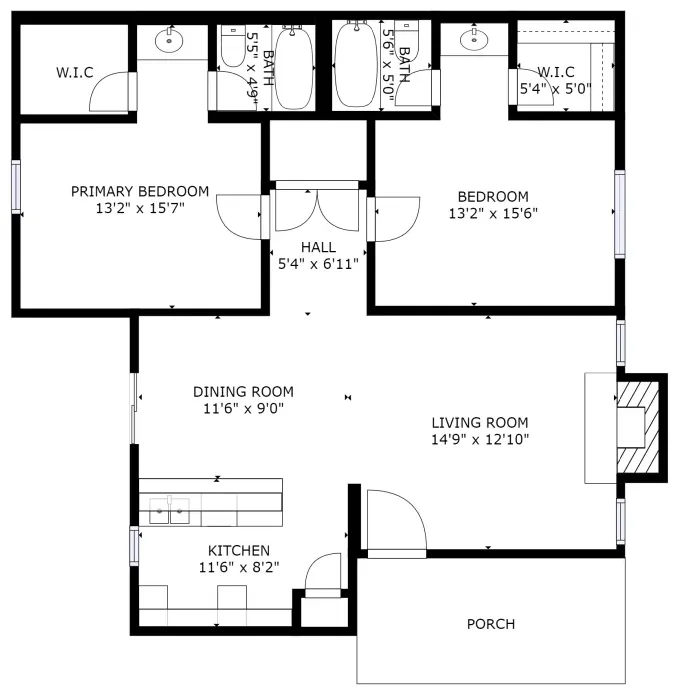 B4 floor plan