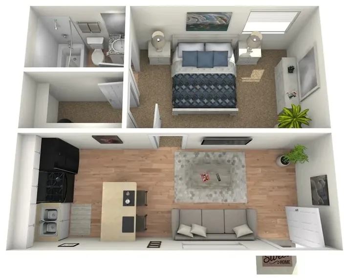 A1 floor plan