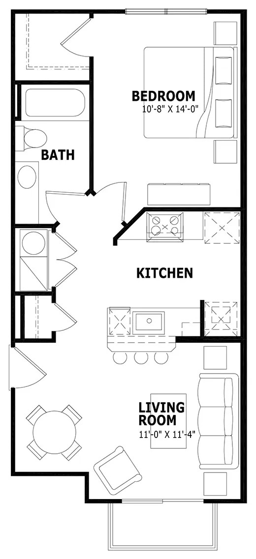 A2 floor plan