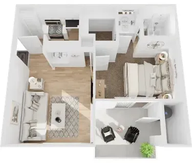 E1 floor plan
