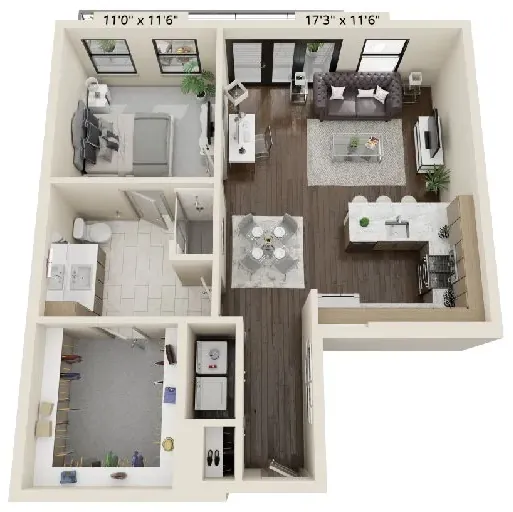 A1 floor plan