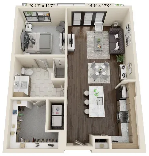 A2 floor plan