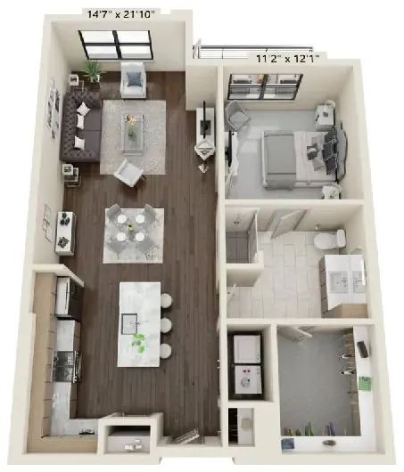 A4 floor plan