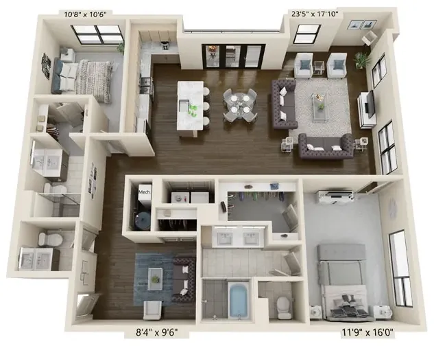 B13 floor plan
