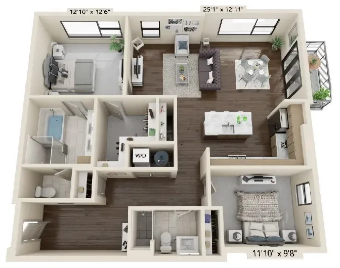 B2 floor plan