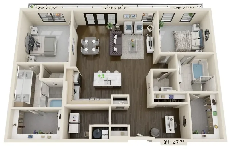 B7 floor plan