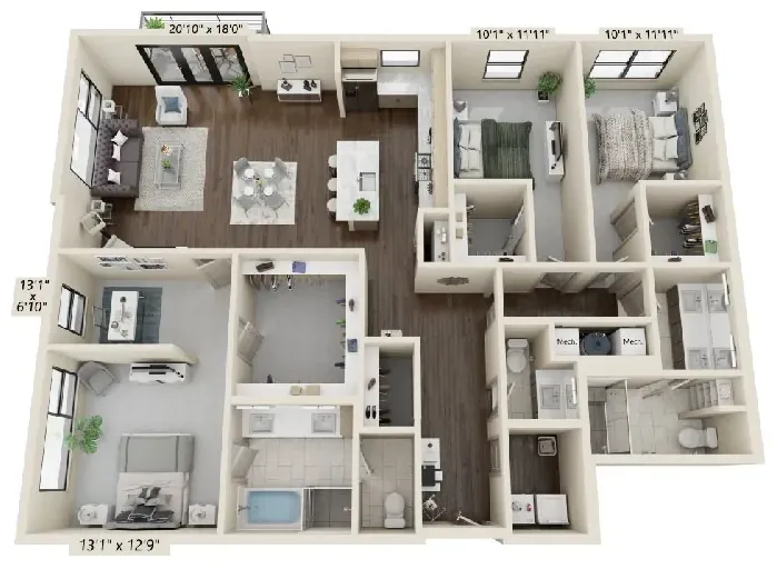 C2 floor plan