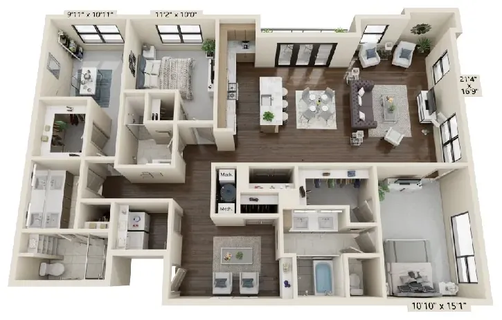 C4 floor plan