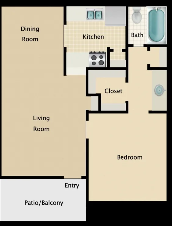 A2 floor plan