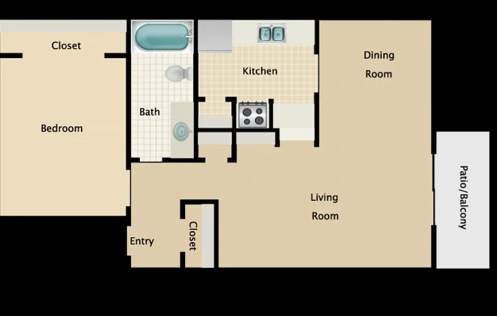 A6 floor plan