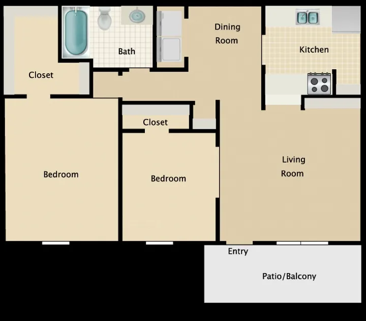 B2 floor plan