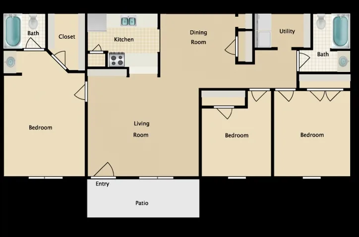 C1 floor plan