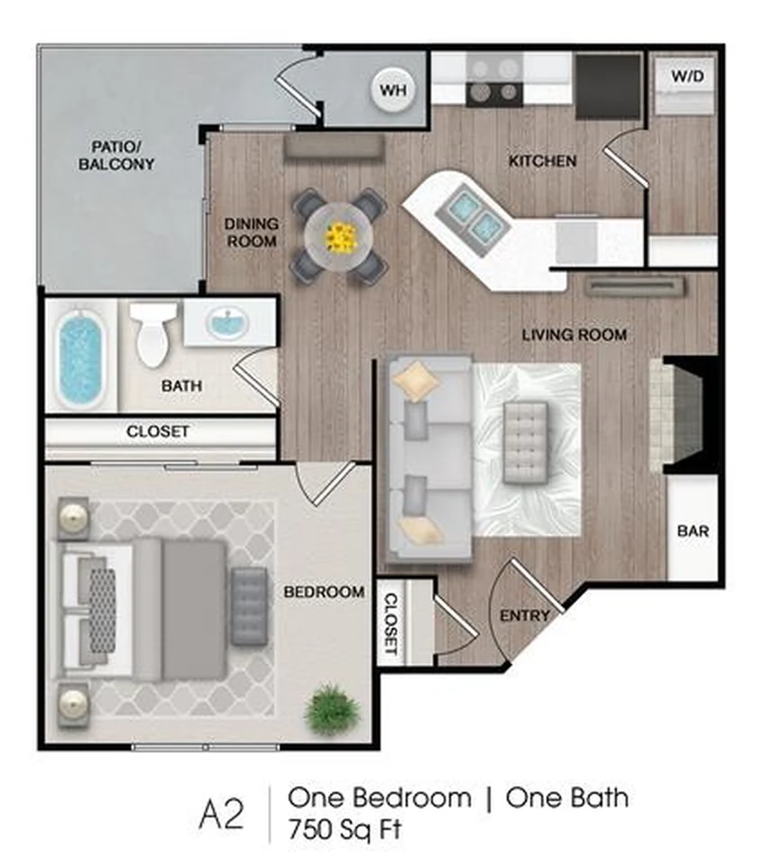 A2 floor plan